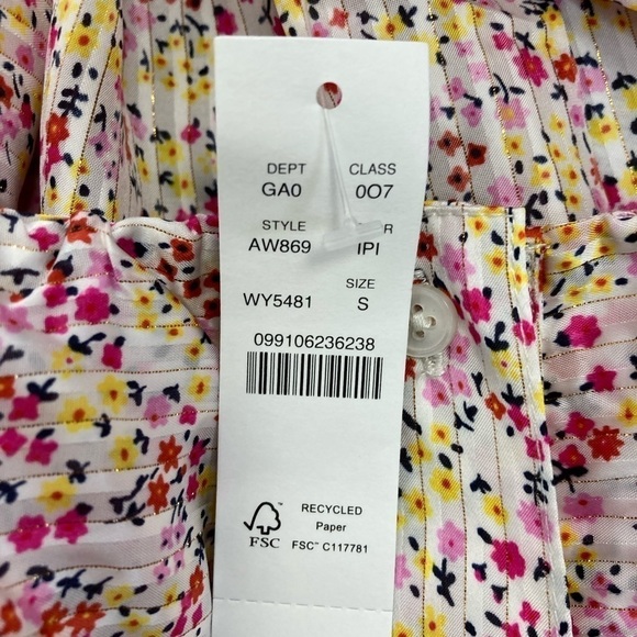 J Crew Ruffle Top in field day print - Picture 11 of 12